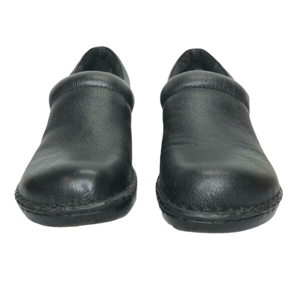 BOC Born Concepts Clogs Mules Comfort Black Leather Womens 9M Work - Picture 3 of 12